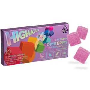 Highatus 5:1 THC/CBN Pomberry Gummies