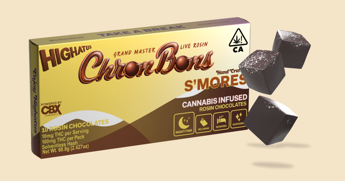 Highatus ChronBon S’mores Edition Rosin Chocolate Bar